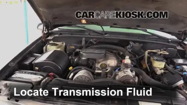 1999 Chevrolet K3500 LS 7.4L V8 Crew Cab Pickup (4 Door) Transmission Fluid Check Fluid Level